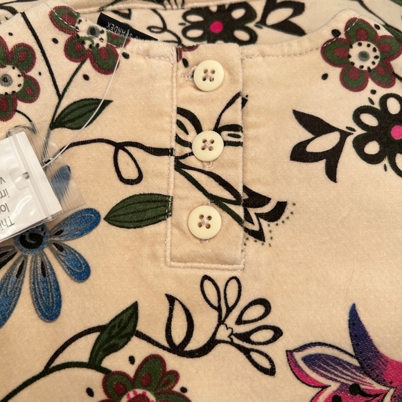 Mommy & Me Cotton Velvet Skirt & Shift Dress Set (Mom Siz L; Daughter 6-12 mos.) - Picture 7 of 8